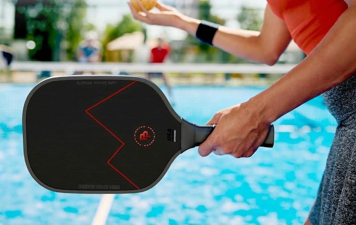 Paddle in hand