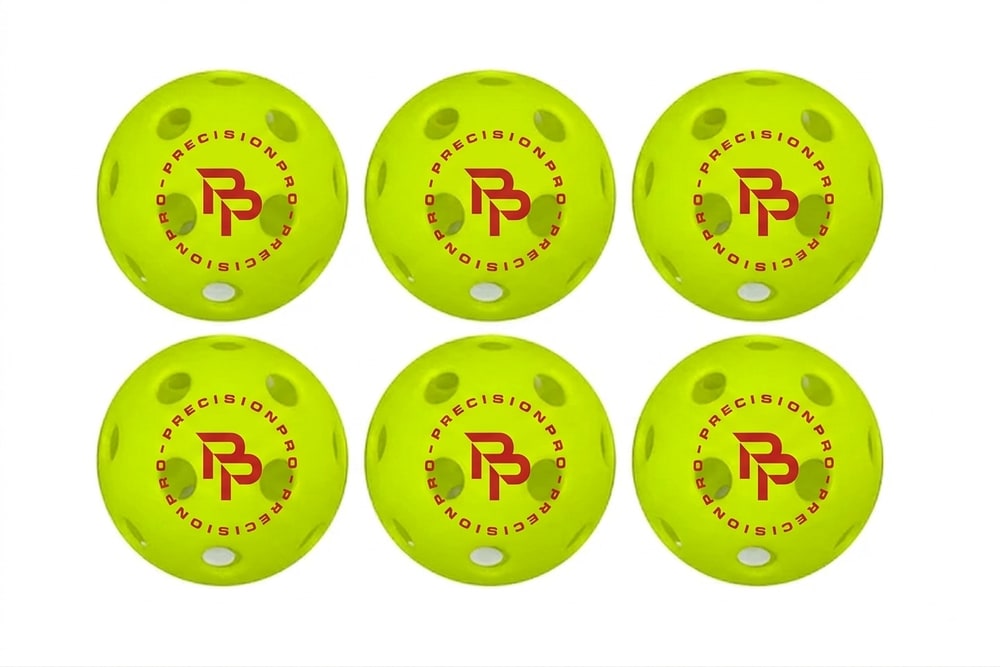Six Precision Pro pickleballs